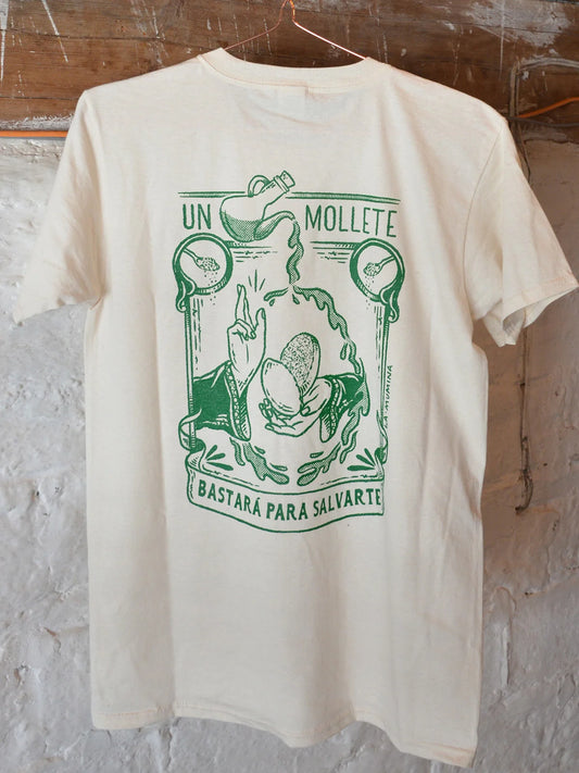 Camiseta de Un mollete bastará para salvarte