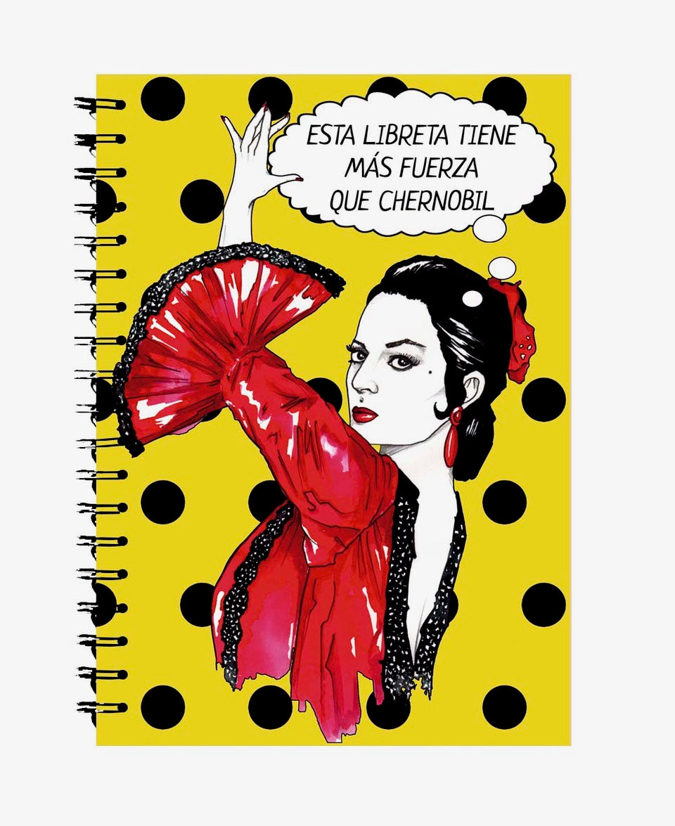 Libreta Lola Flores - Más fuerza que Chernobil