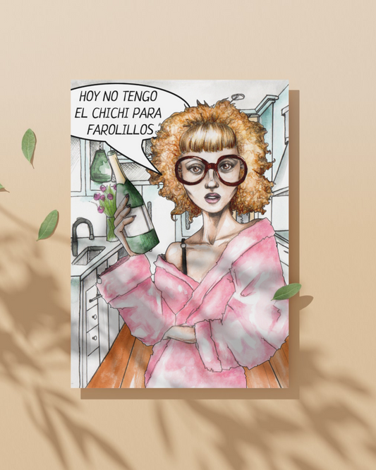 Lámina No tengo el chichi pa farolillos