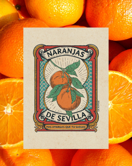 Lámina Naranjas Sevilla
