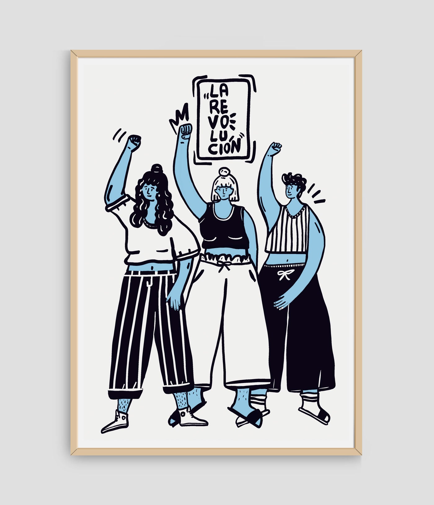 Lámina risografía La revolución