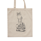 Totebags Cat on books X LAURA AGUSTÍ