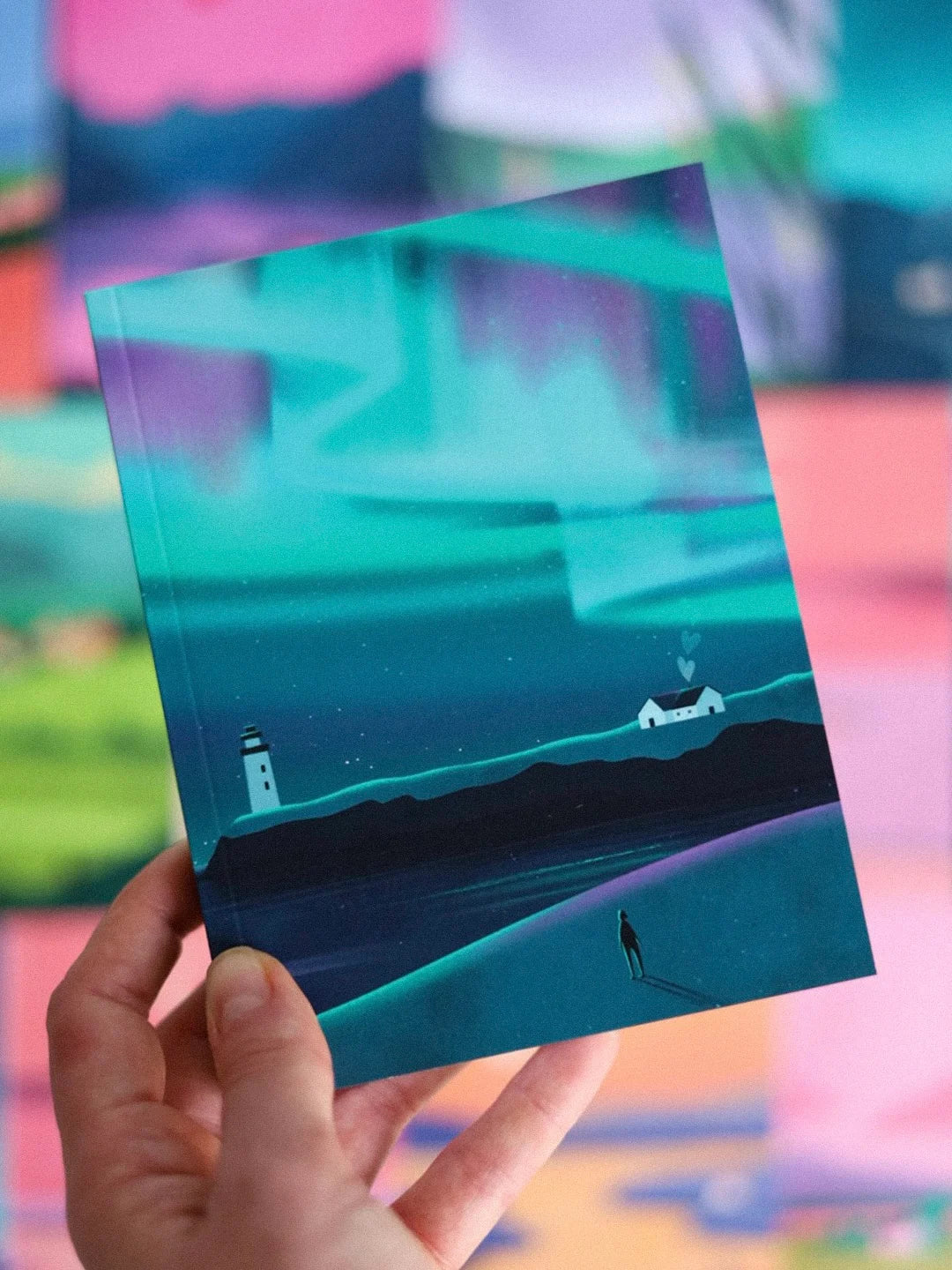 Libreta aurora boreal