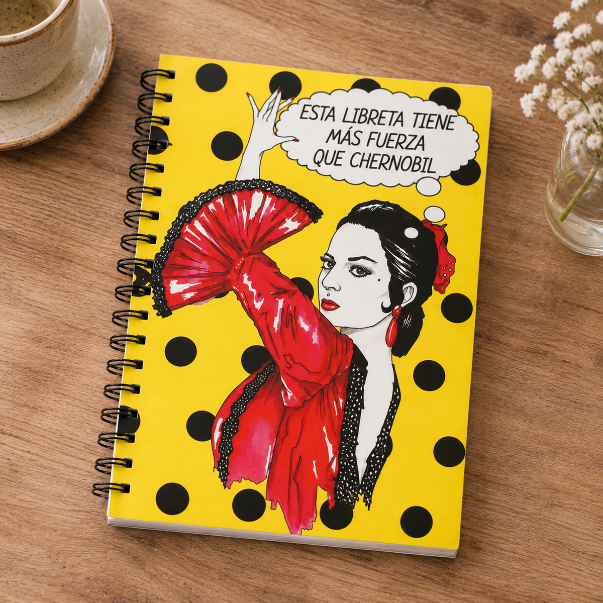 Libreta Lola Flores - Esta libreta tiene más fuerza que Chernóbil