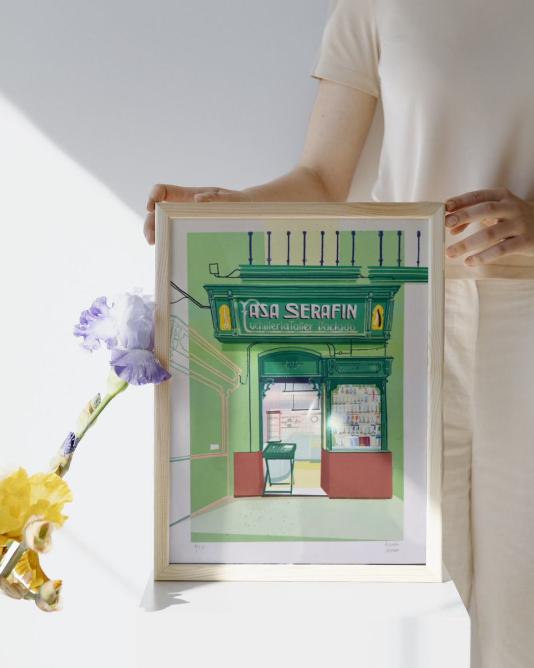 Lámina Casa Serafín - Cádiz