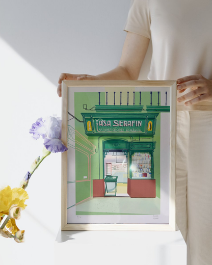 Lámina Casa Serafín - Cádiz