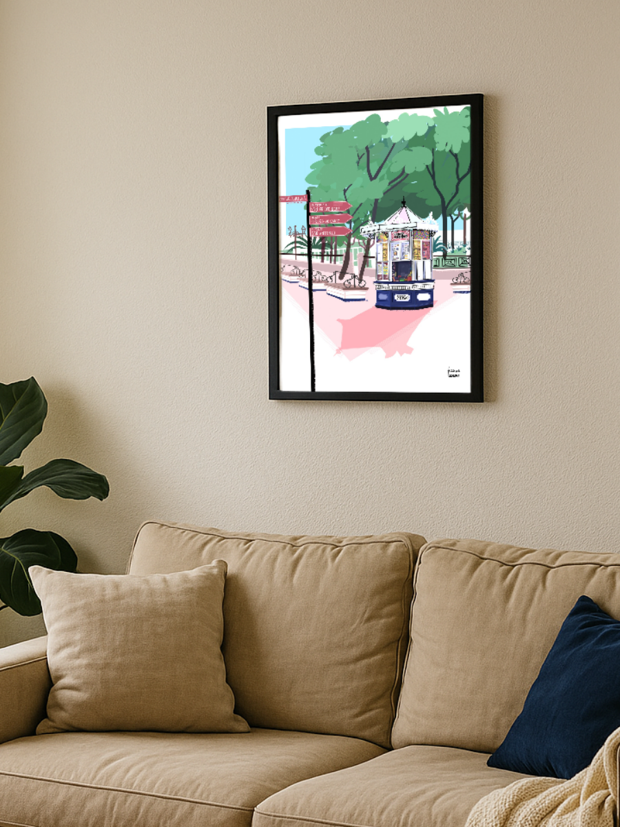 Lámina Kiosco - Cádiz