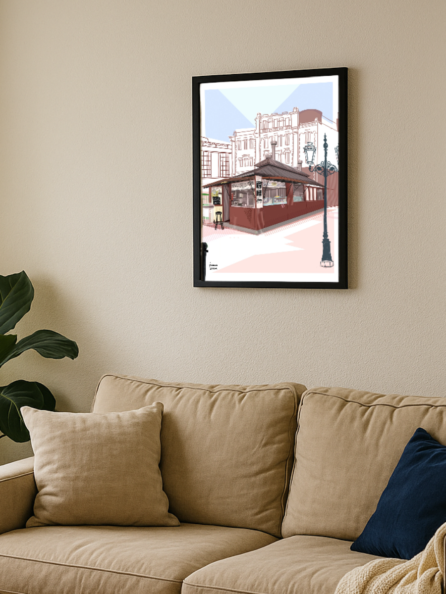 Lámina Churrería la Guapa - Cádiz