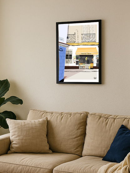 Lámina Frutería Chico - Cádiz