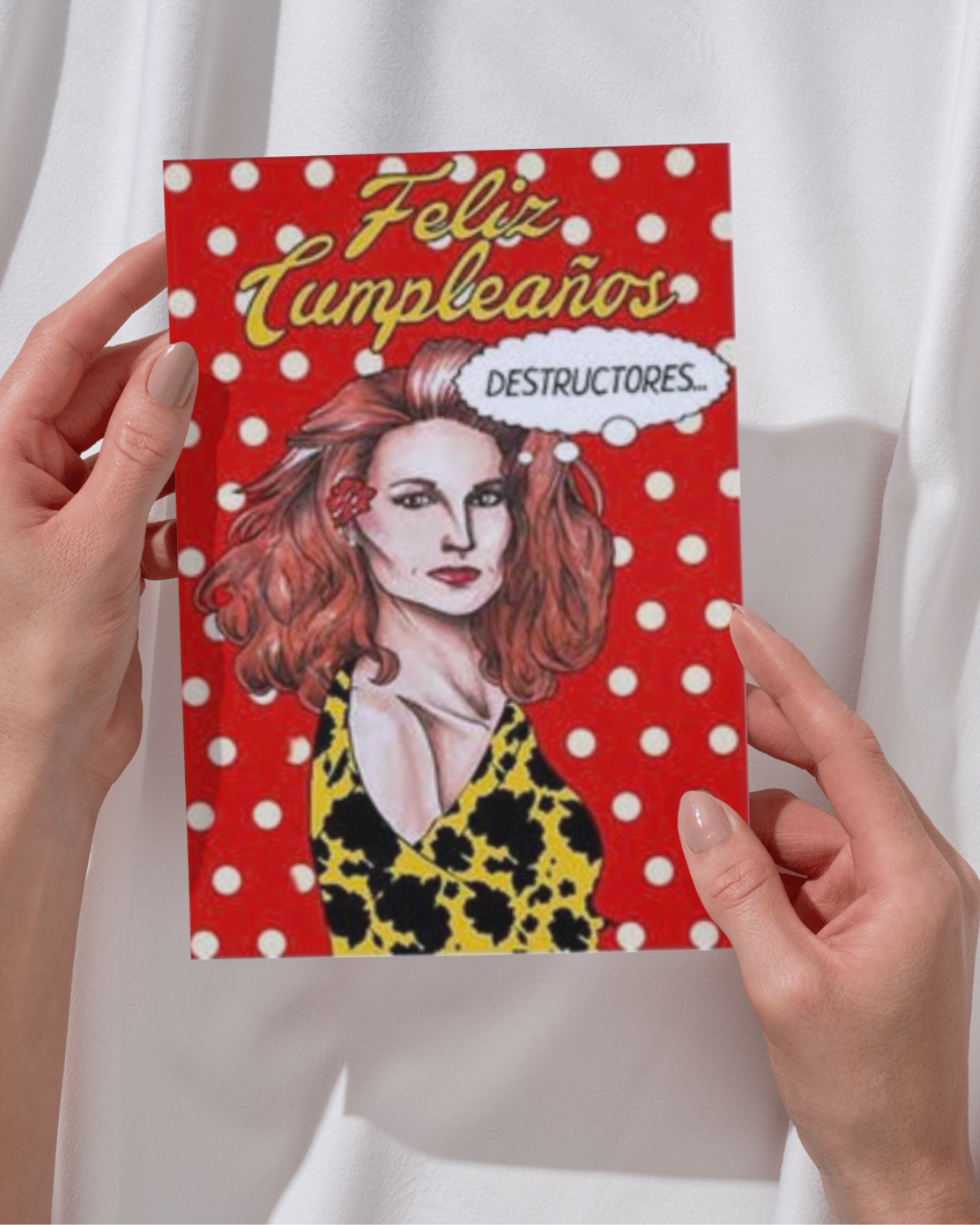 Tarjeta de felicitación Rocio Jurado- Destructores