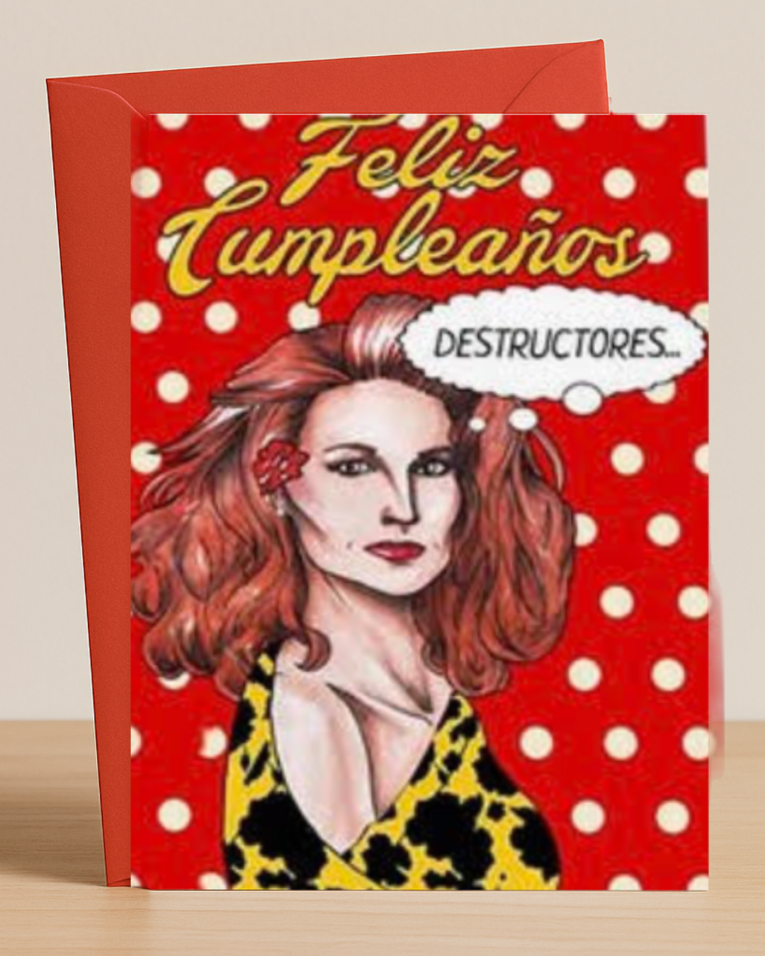 Tarjeta de felicitación Rocio Jurado- Destructores