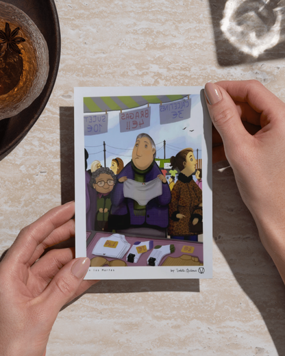 Grandma print at the baratillo (panties market)