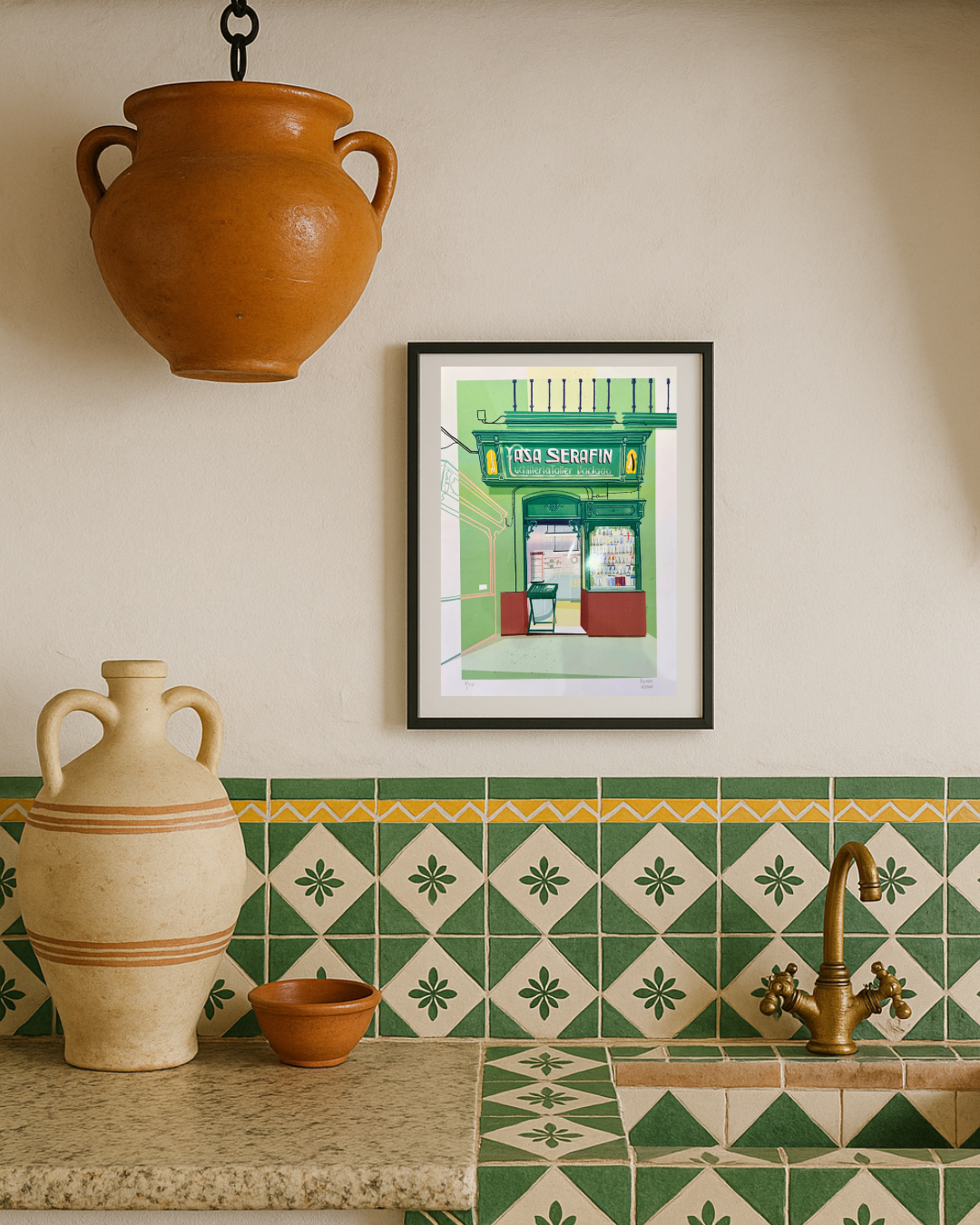 Lámina Casa Serafín - Cádiz