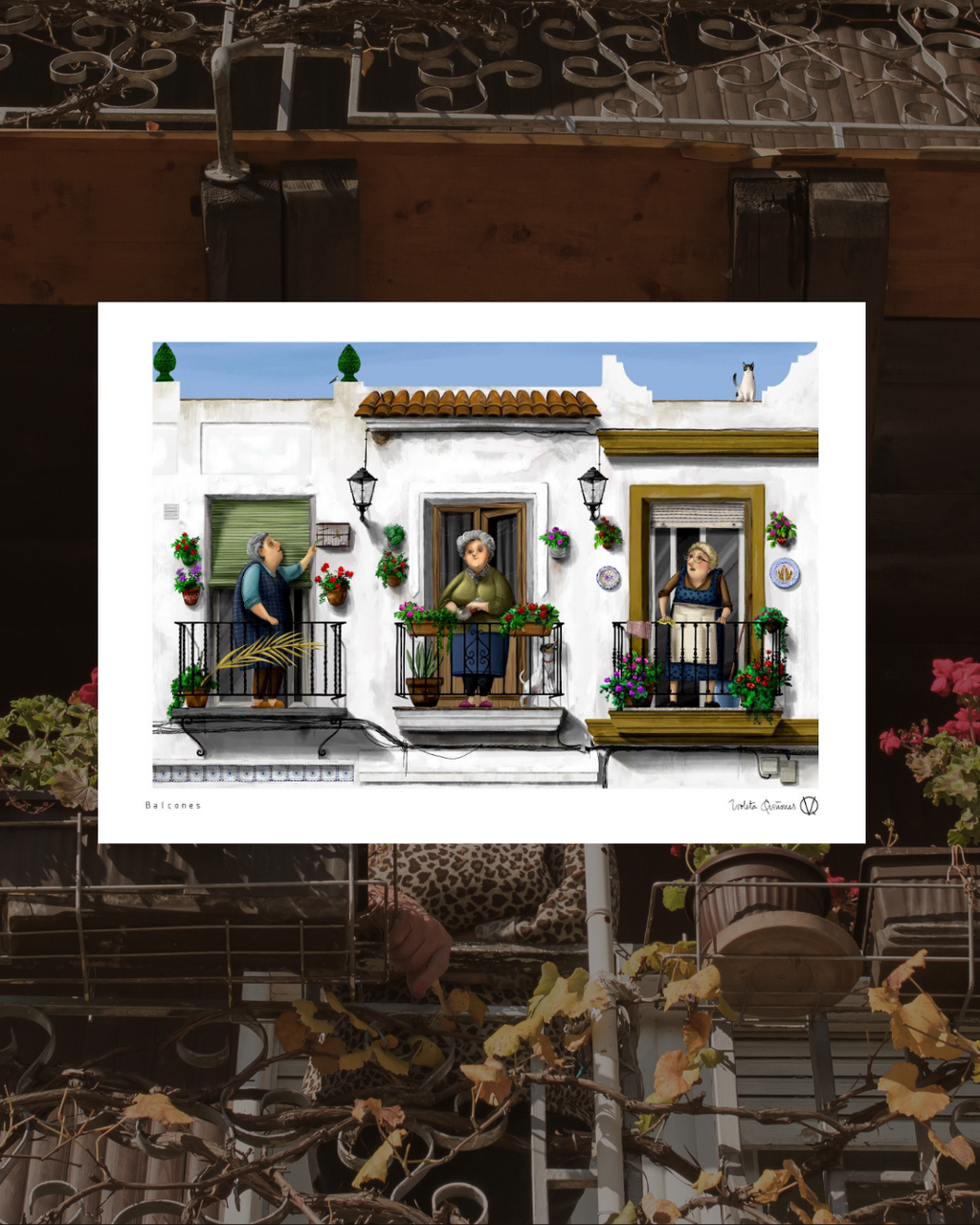 Lámina Balcón Abuelas
