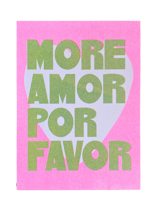 Lámina More amor por favor