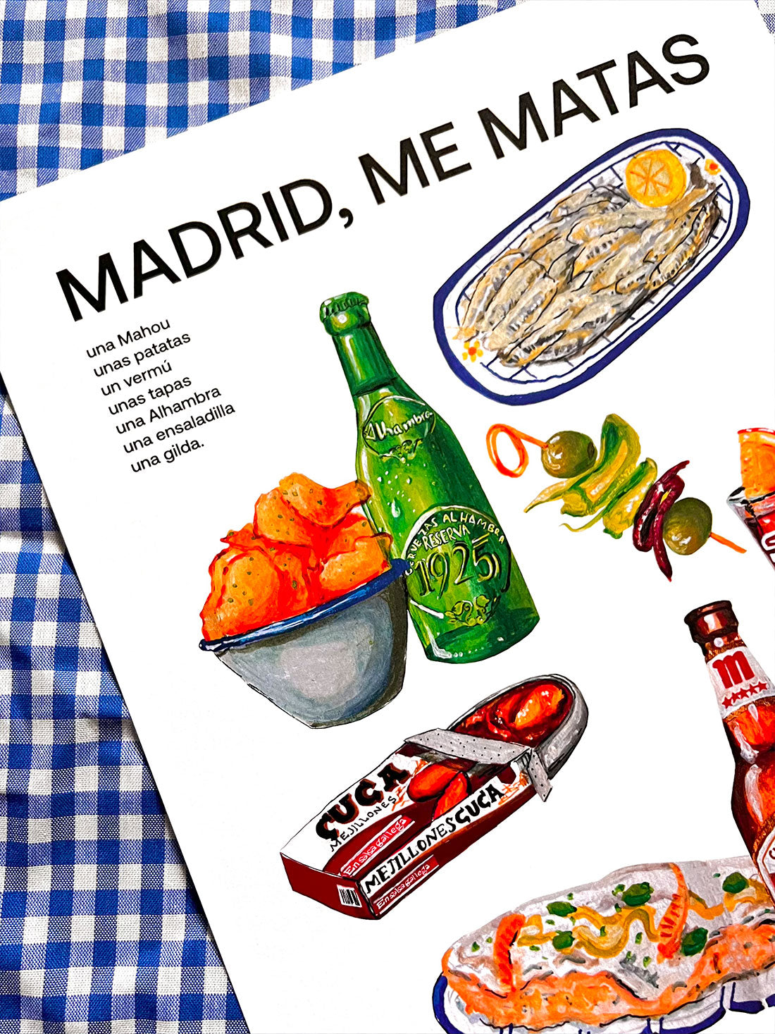 Lámina Madrid me matas