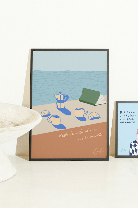 Lámina Hasta la vista al mar me la merezco