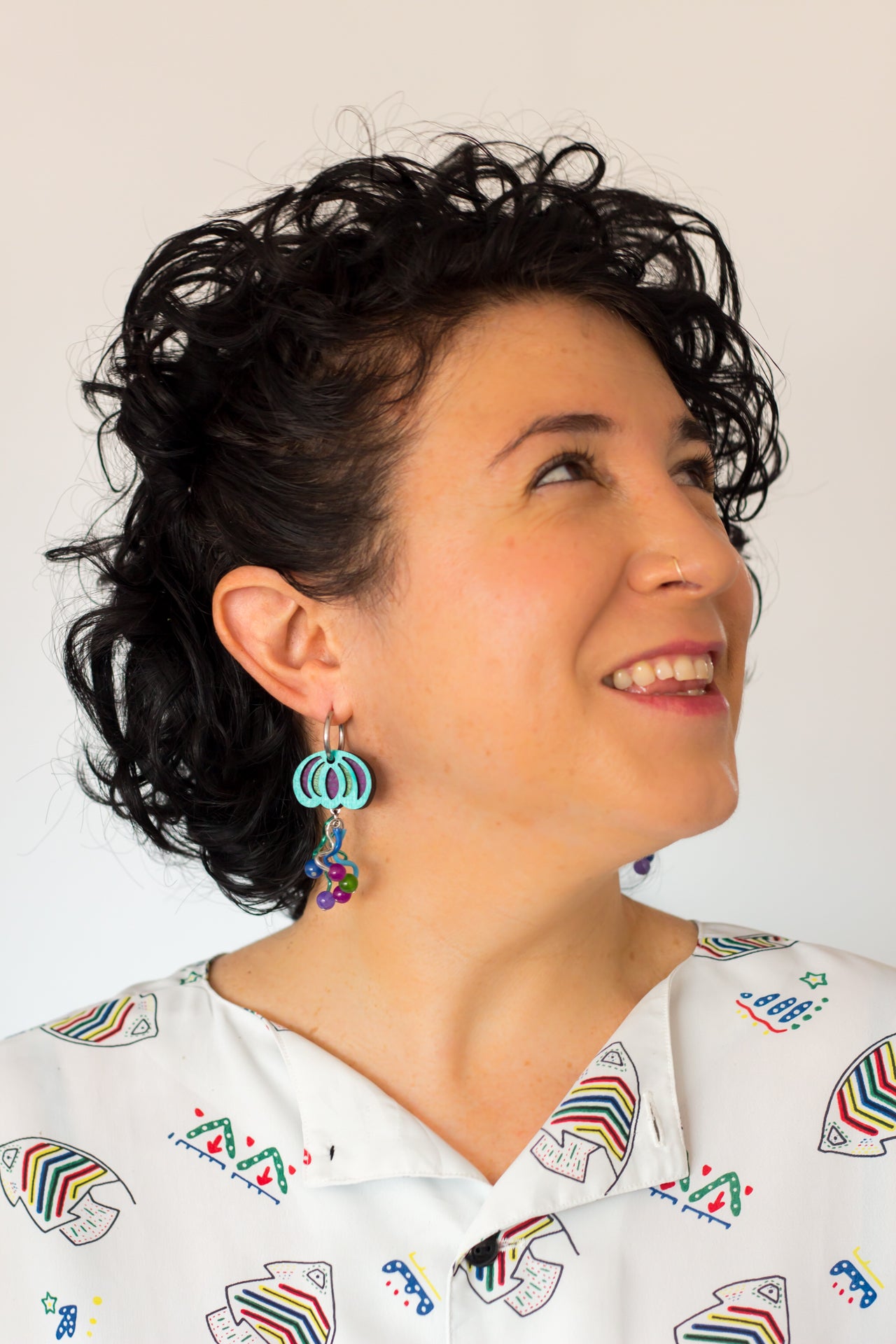 Pendientes Medusa loca