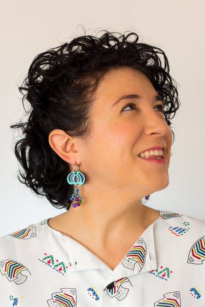 Pendientes Medusa loca