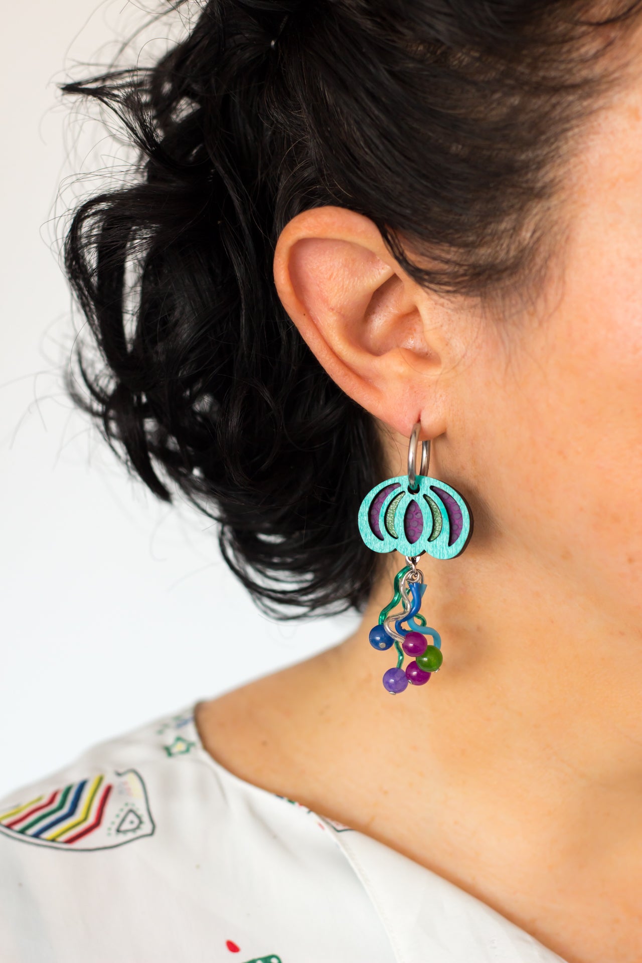 Pendientes Medusa loca