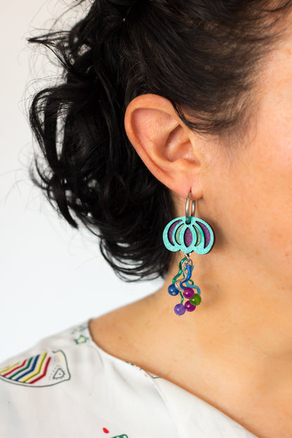 Pendientes Medusa loca