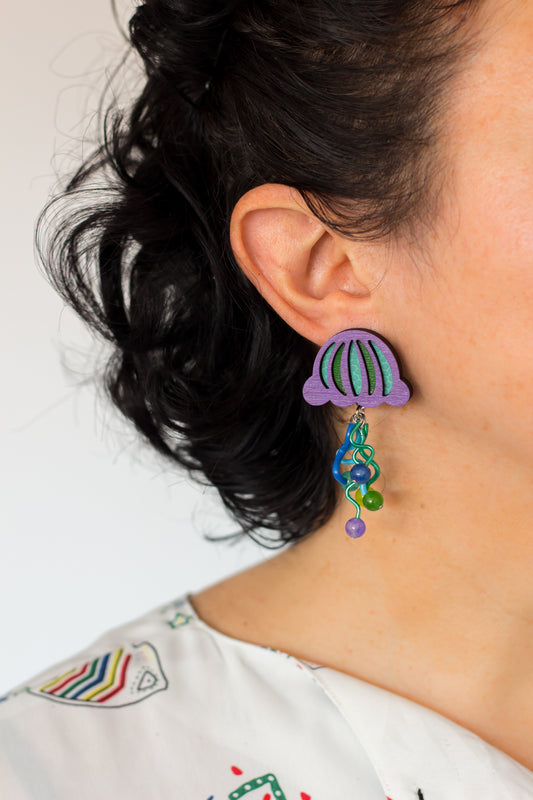 Pendientes Medusa loca