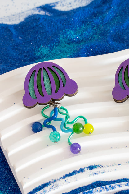Pendientes Medusa loca