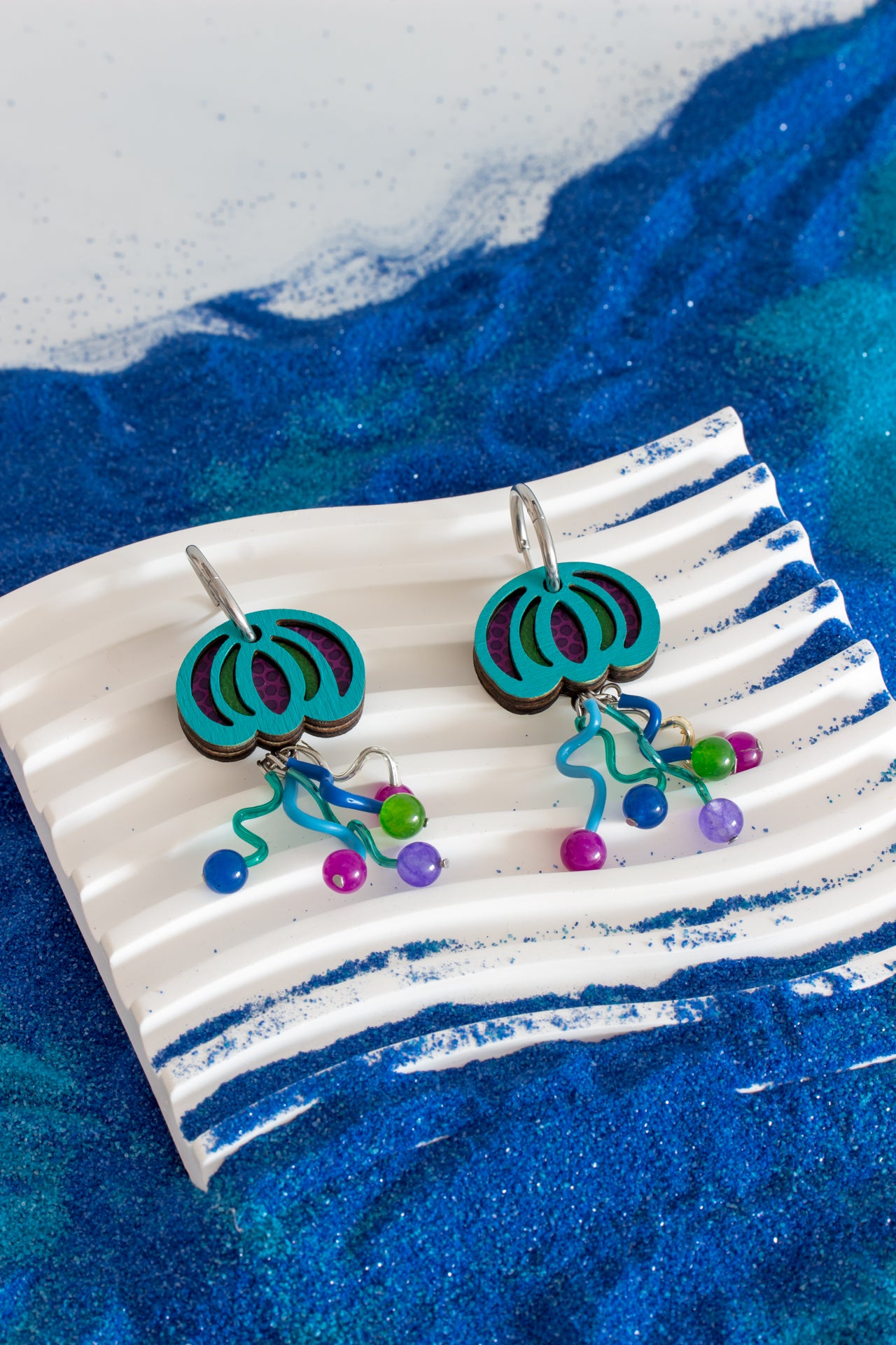 Pendientes Medusa loca