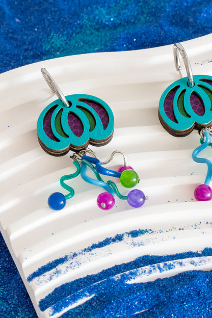 Pendientes Medusa loca