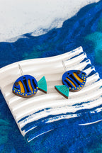 Pendientes Pez Dori Azul