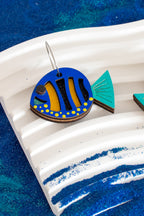 Pendientes Pez Dori Azul