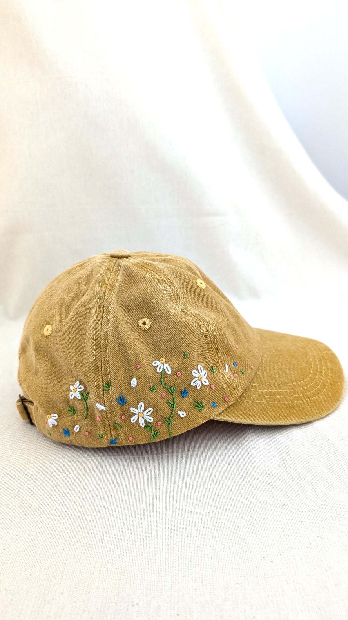 Gorras bordadas margaritas