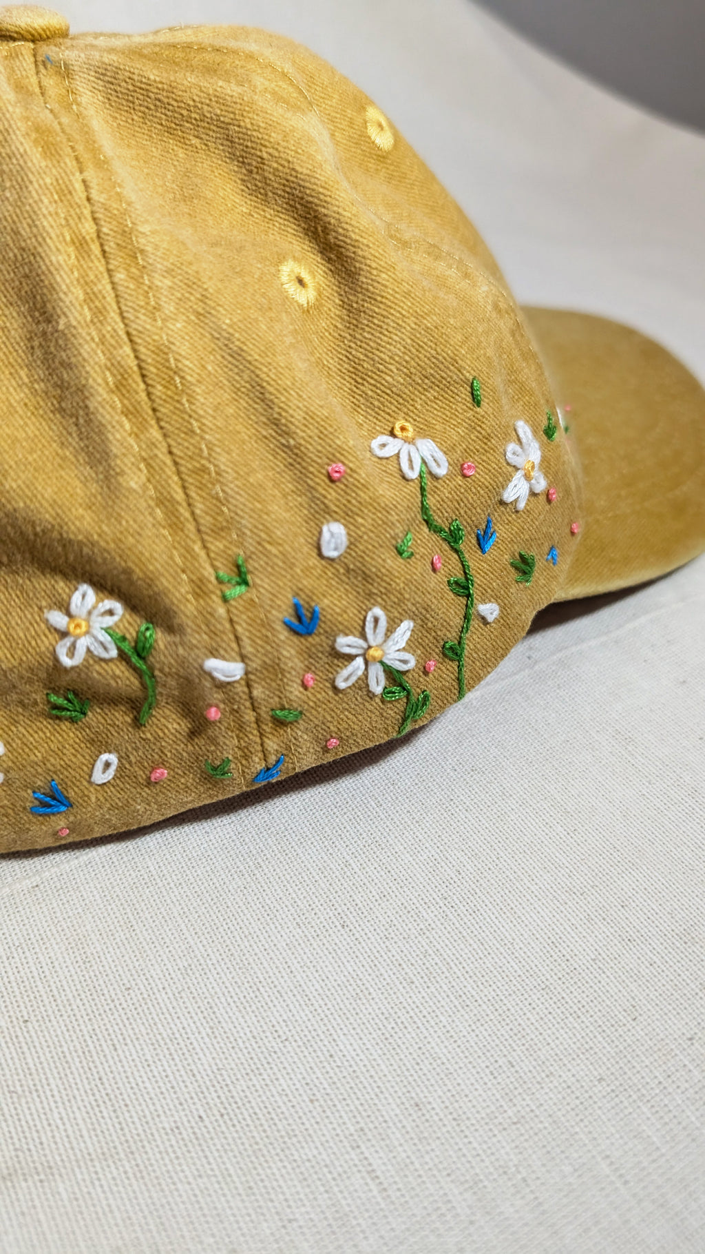 Gorras bordadas margaritas