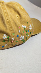 Gorras bordadas margaritas