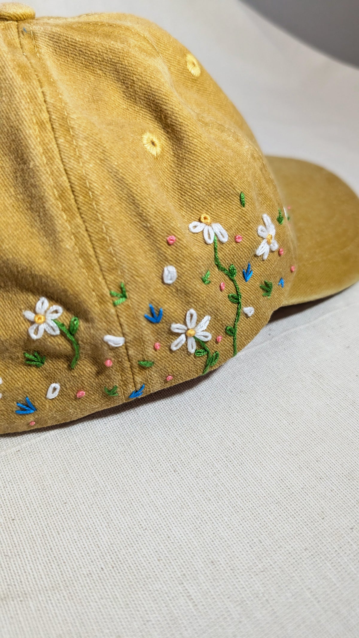 Gorras bordadas margaritas