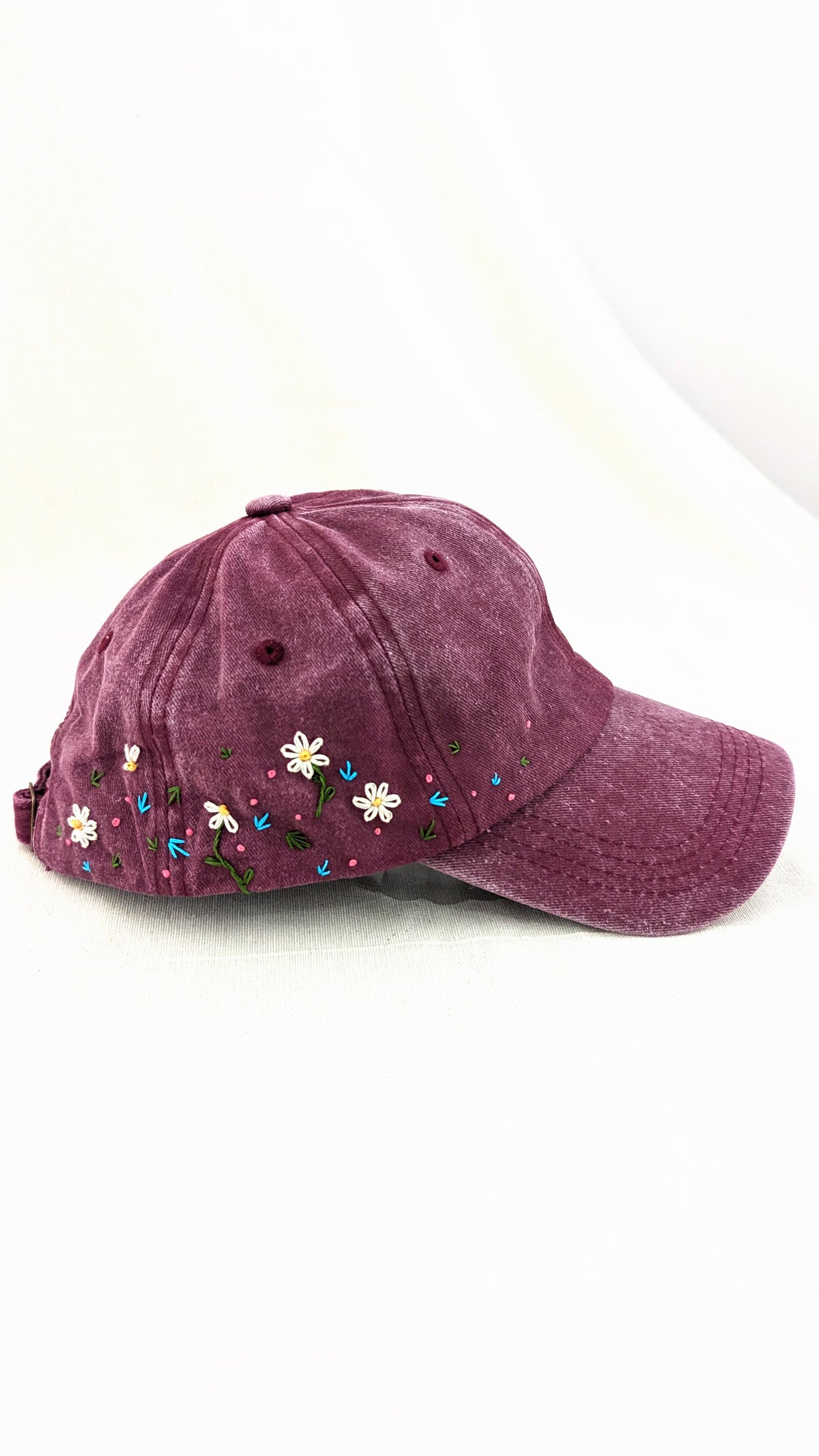 Gorras bordadas margaritas