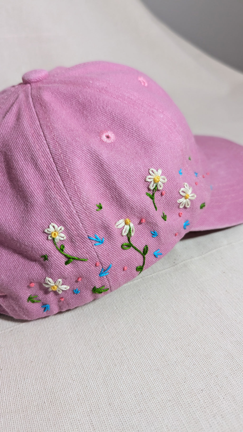 Gorras bordadas margaritas