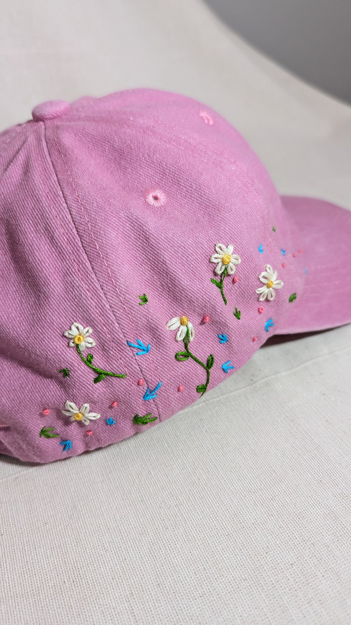 Gorras bordadas margaritas