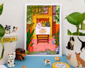Lámina Caja de gatitos