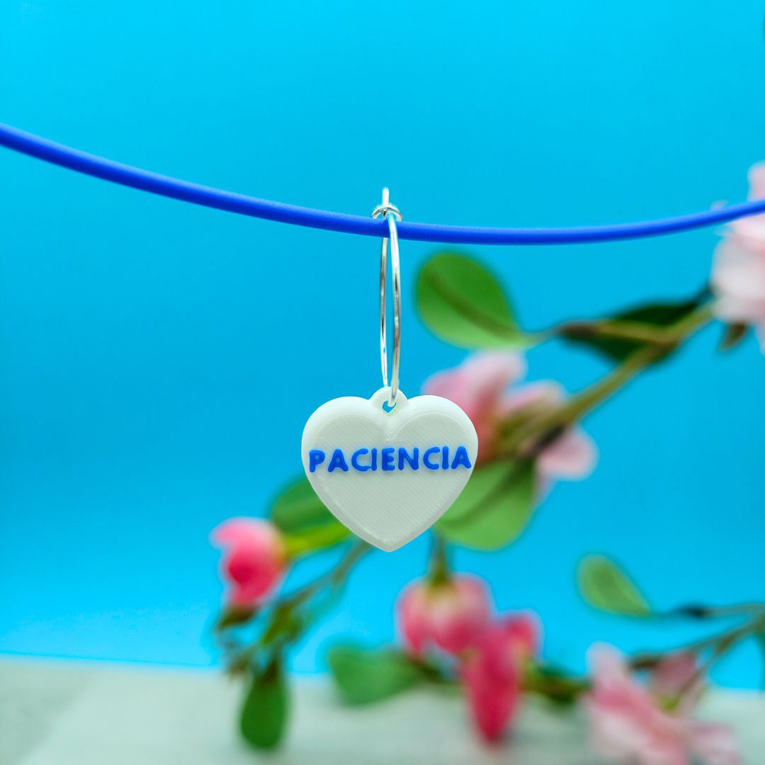 Pendiente Paciencia Corazón