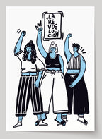 Lámina risografía La revolución