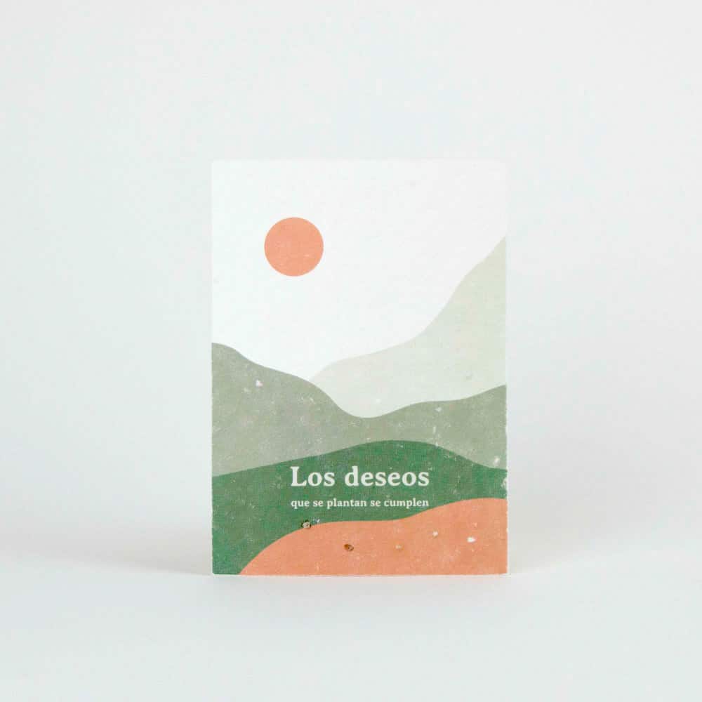 Postal plantable - "Los deseos"