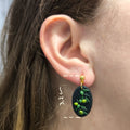 Pendientes Olivo ovalado