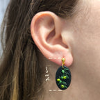 Pendientes Olivo ovalado
