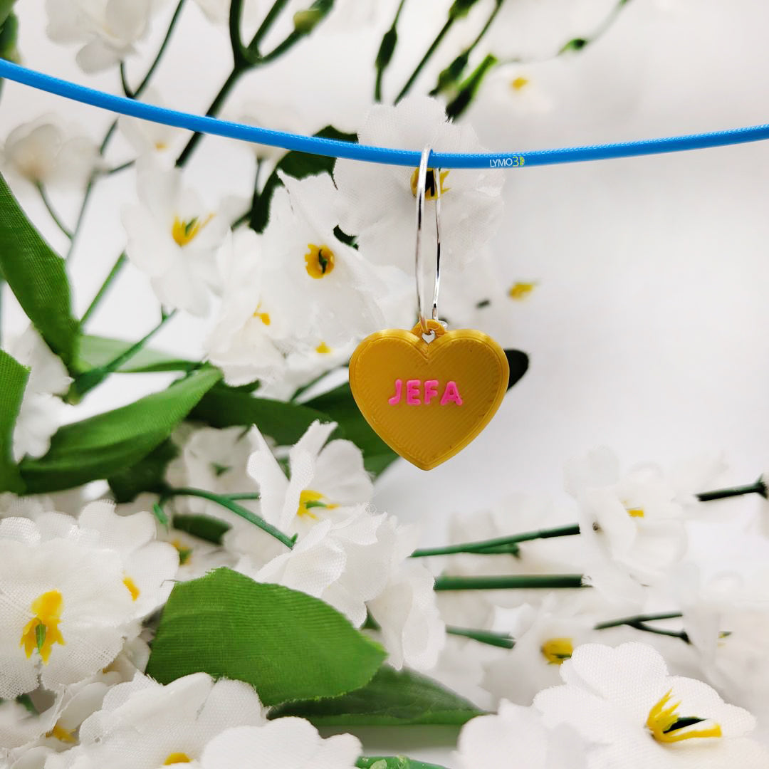 Pendiente Jefa Corazón