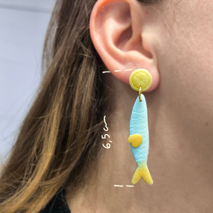 Pendientes Pescaito con limón