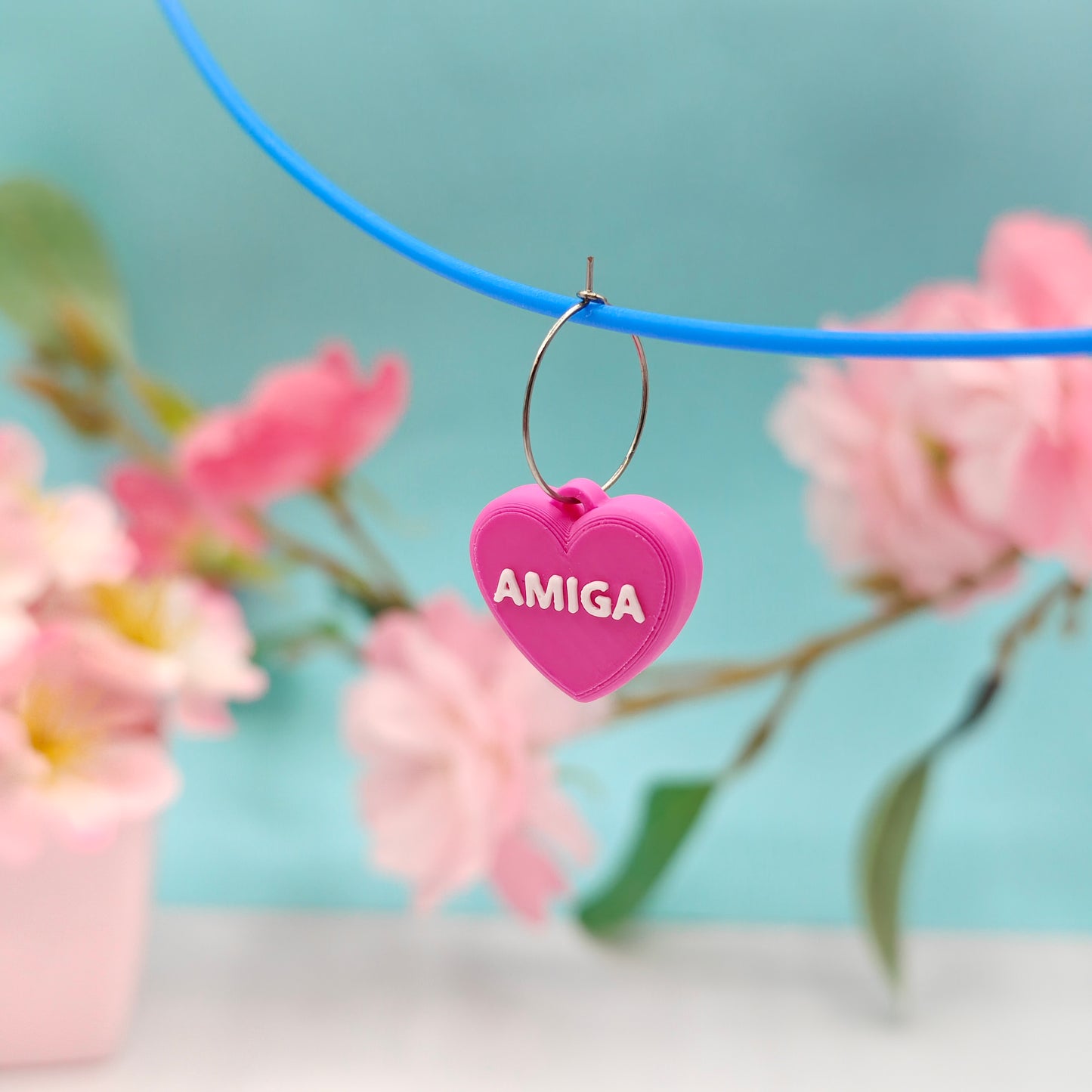 Pendiente Amiga Corazón