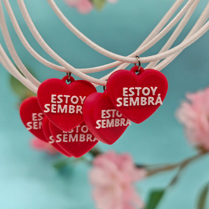 Collar ESTOY SEMBRÁ Corazón