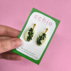 Pendientes Olivo ovalado