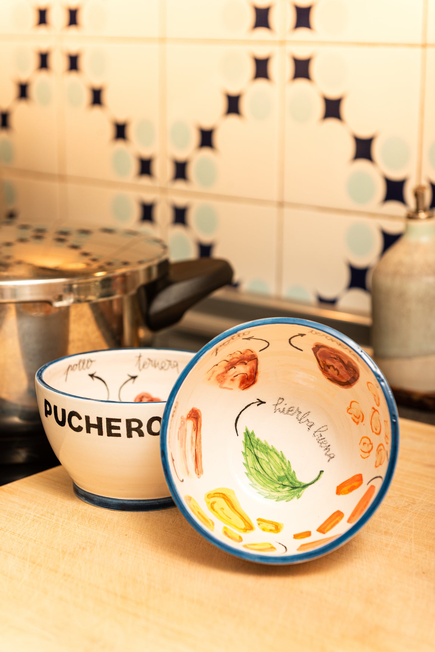 Cuenco del puchero: con to sus avíos